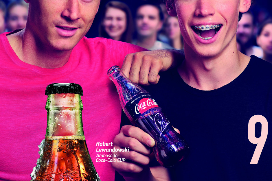 Robert Lewandowski w kampanii marki Coca-Cola Zero Cukru
