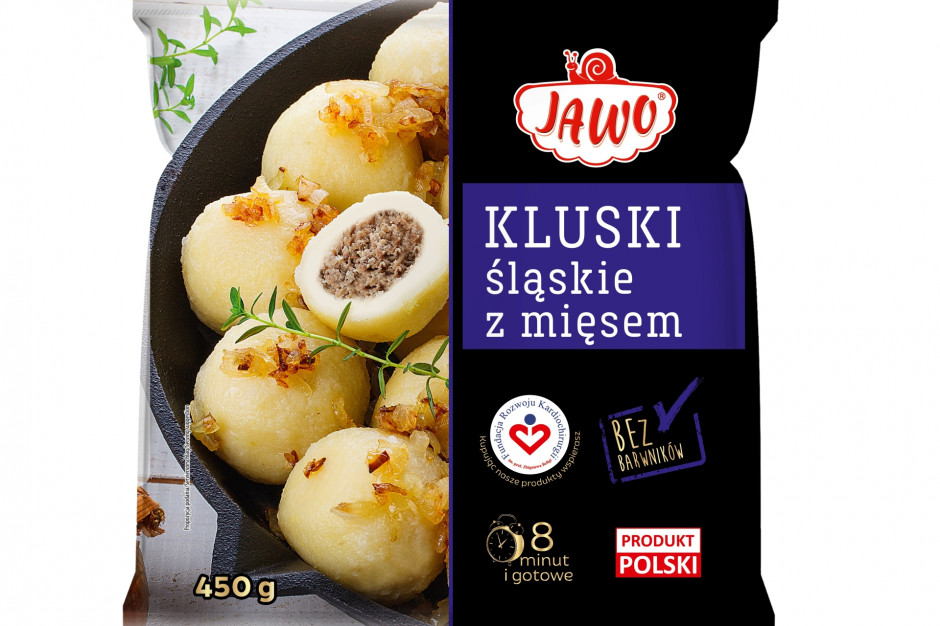fot. materiały prasowe Kluski śląskie z mięsem Jawo w nowych opakowaniach