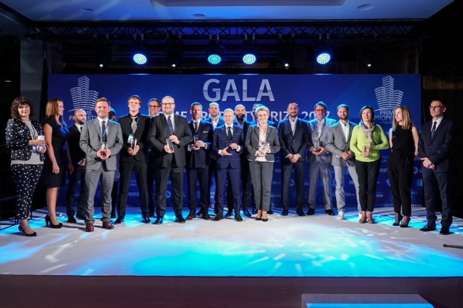 Na zdj. Zwycięzcy VI edycji Prime Property Prize, fot. PTWP Wyróżnienia Prime Property Prize 2017 przyznane