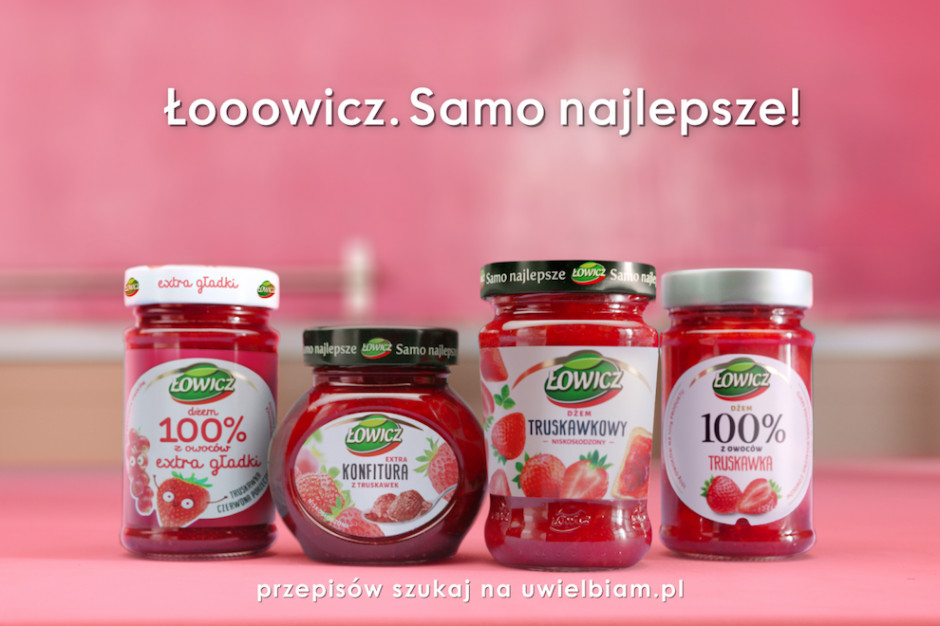 fot. materiały prasowe Nowa kampania dżemów Łowicz