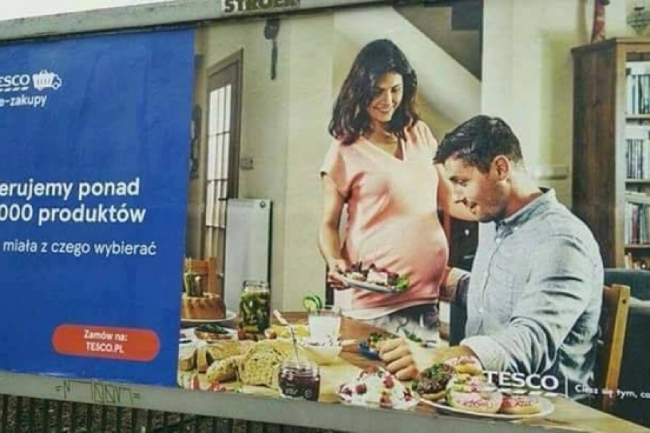 Fot. za Wirtualnemedia.pl Tesco przeprasza za nieodpowiednią reklamę