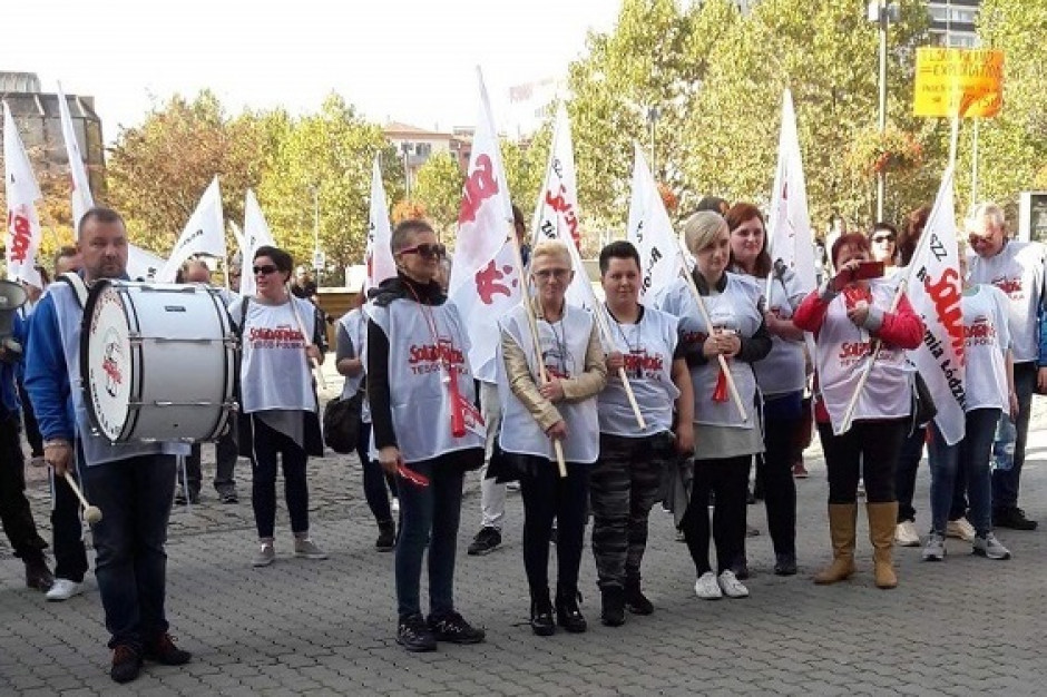 Fot. Solidarność Tesco Polska Solidarność: Zarząd Tesco głuchy na nasze postulaty