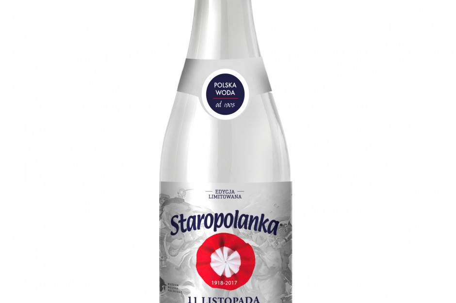 Limitowana edycja wody Staropolanka na 11 listopada