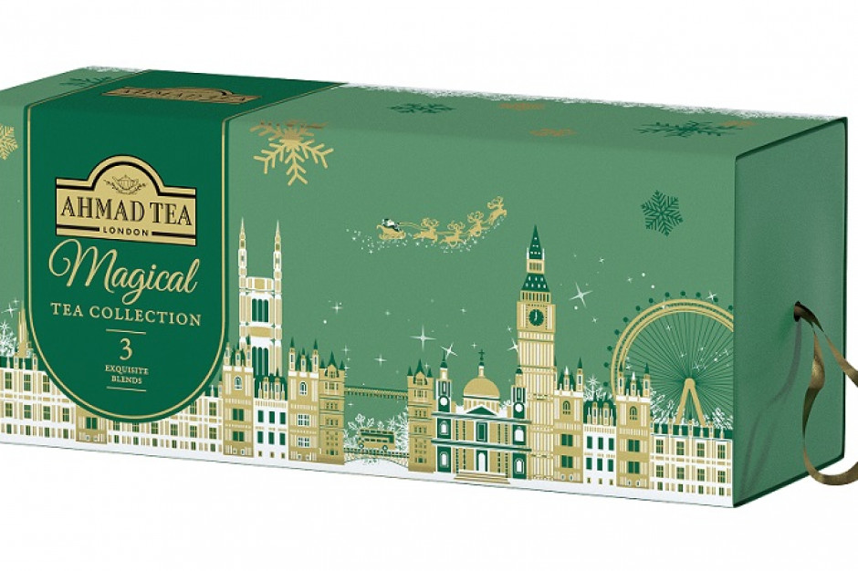 fot. materiały prasowe Ahmad Tea London w świątecznych opakowaniach