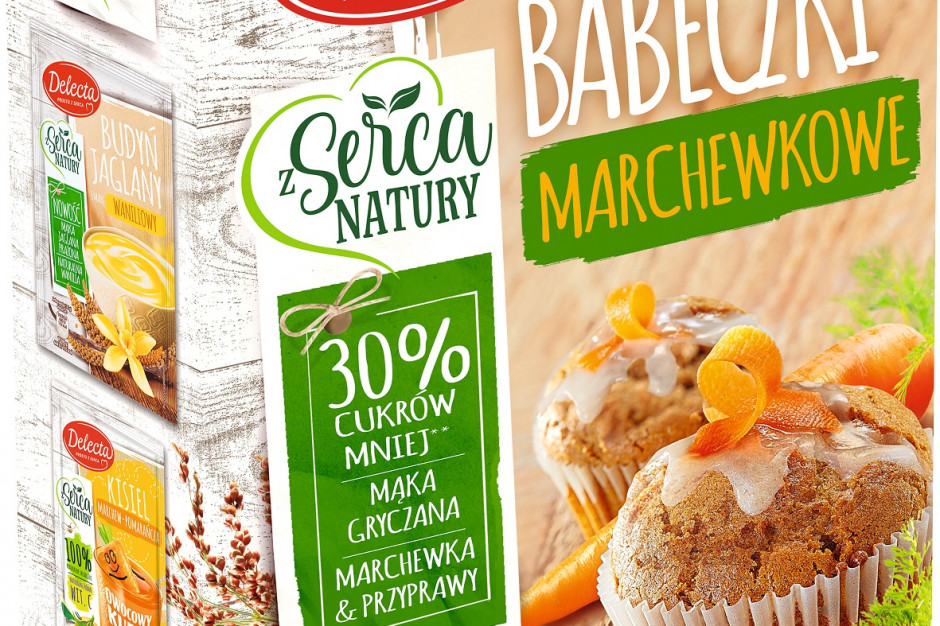 Fot. materiały prasowe Babeczki marchewkowe od marki Delecta