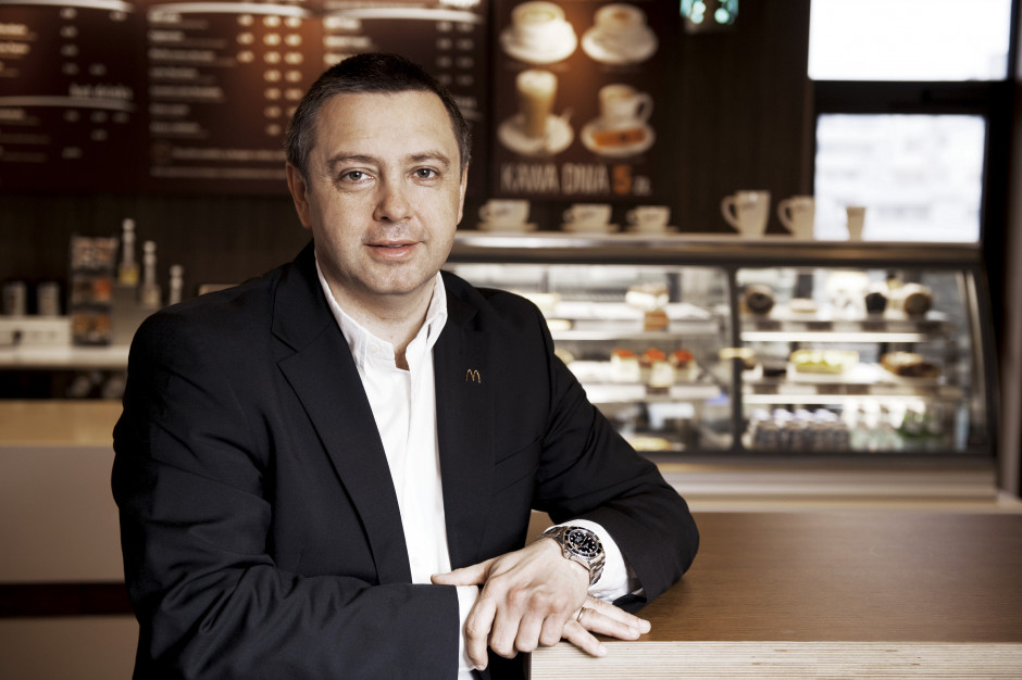Na zdj. Piotr Jucha, fot. materiały prasowe Pierwszy Polak w globalnym kierownictwie McDonald’s