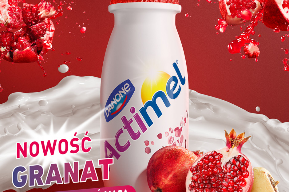 Fot. materiały prasowe Actimel w nowych smakach z reklamowym wsparciem
