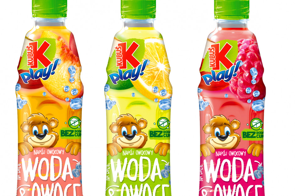 Fot. materiały prasowe Nowość od Kubusia – Play! Woda&Owoce bez dodatku cukru