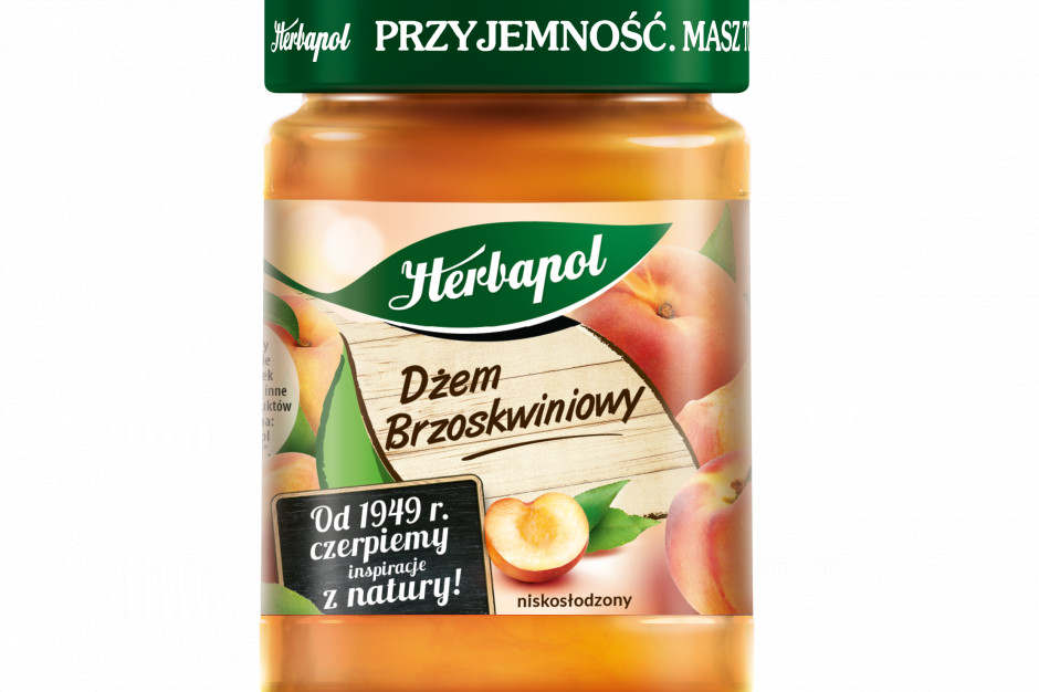 Fot. materiały prasowe Nowy Dżem Brzoskwiniowy od marki Herbapol