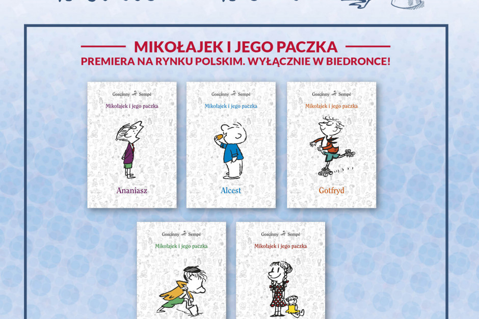 Fot. materiały prasowe Biedronka ma wyłączność na sprzedaż nowych książek z serii o Mikołajku