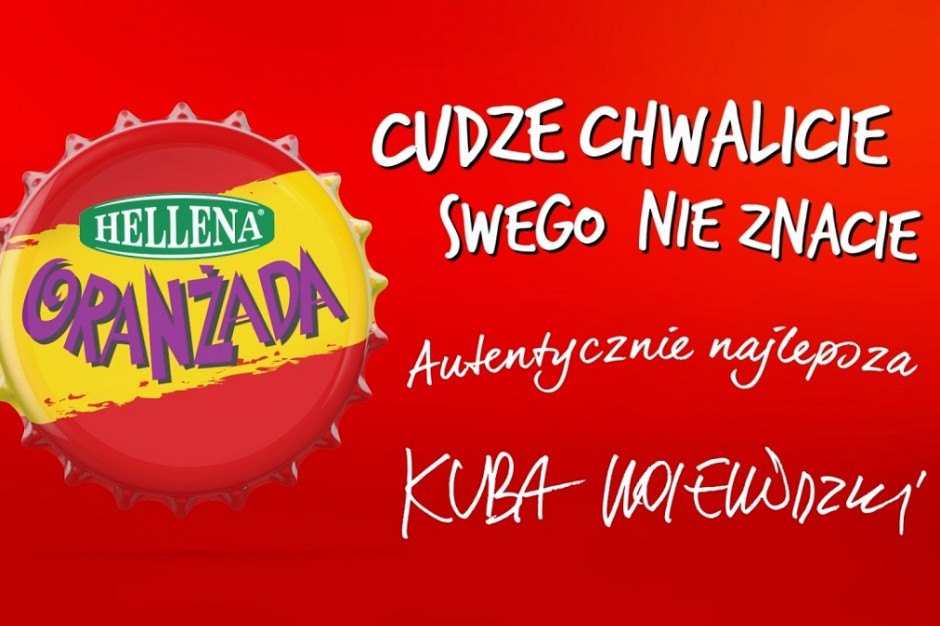 fot. materiały prasowe Znani celebryci w kampanii reklamowej Oranżady Hellena