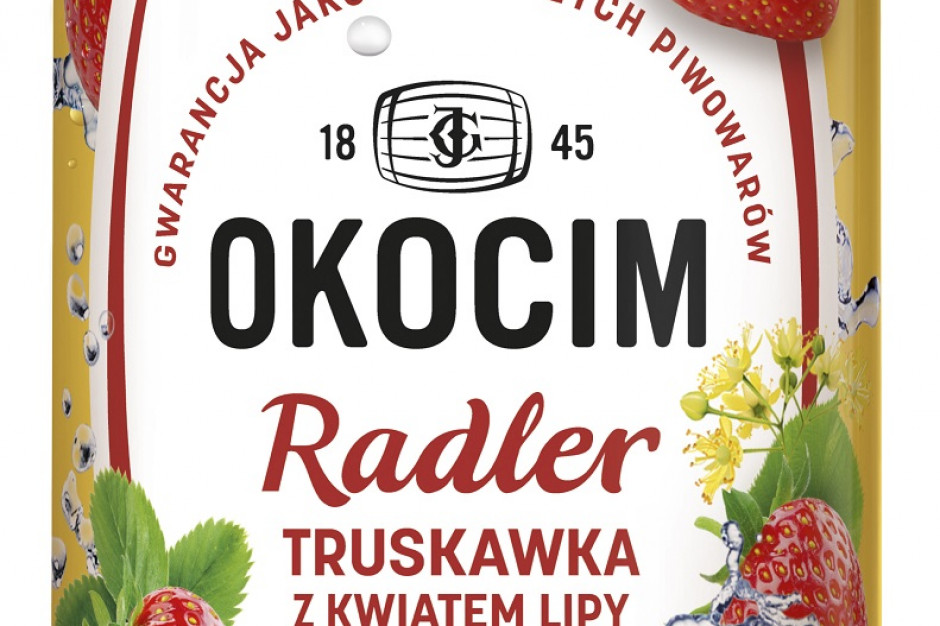 Fot. materiały prasowe Radler Truskawka z kwiatem lipy - nowość od marki Okocim