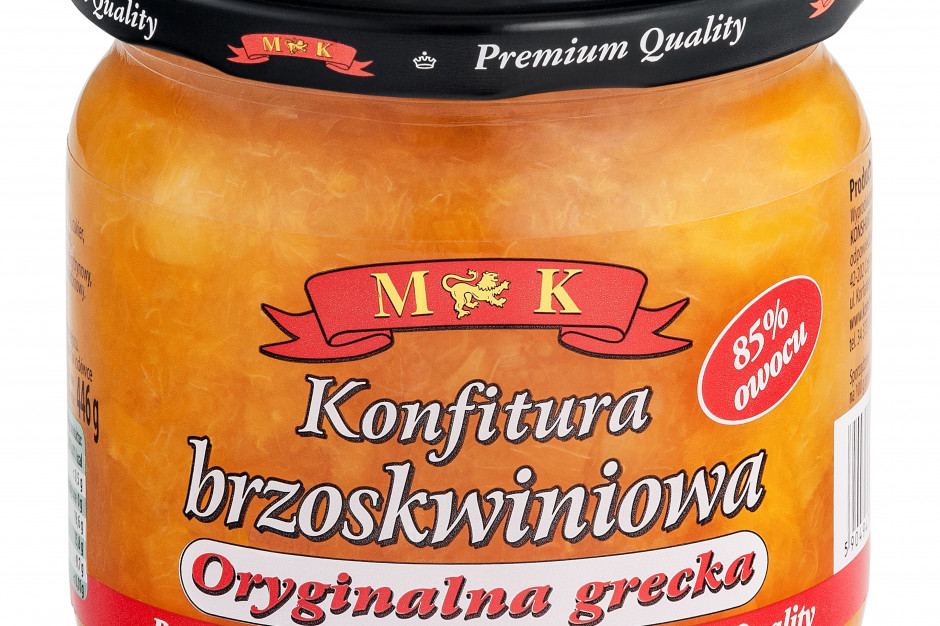 Fot. materiały prasowe Konfitura brzoskwiniowa marki MK