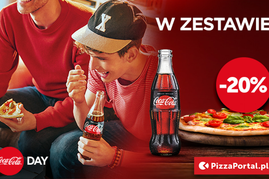fot. materiały prasowe Coca-Cola i PizzaPortal.pl ze wspólną akcją marketingową
