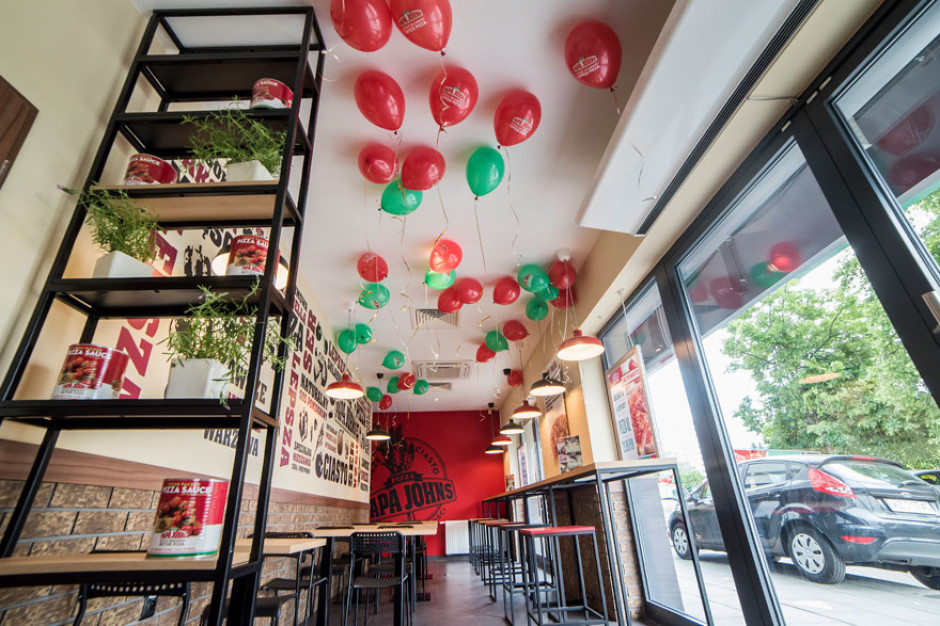 Fot. materiały prasowe Pizzeria sieci Papa John's na warszawskiej Ochocie