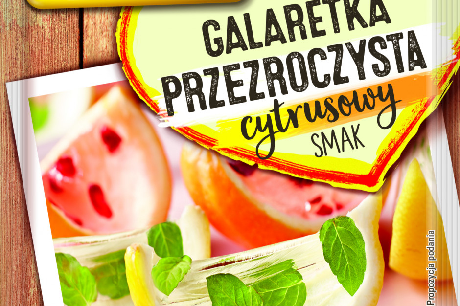 Fot. materiały prasowe Nowy smak Galaretki Przezroczystej marki Winiary