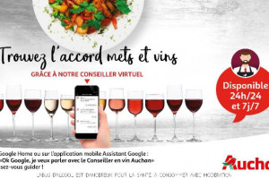 Chatbot głosowy będzie doradzał klientom Auchan w wyborze wina