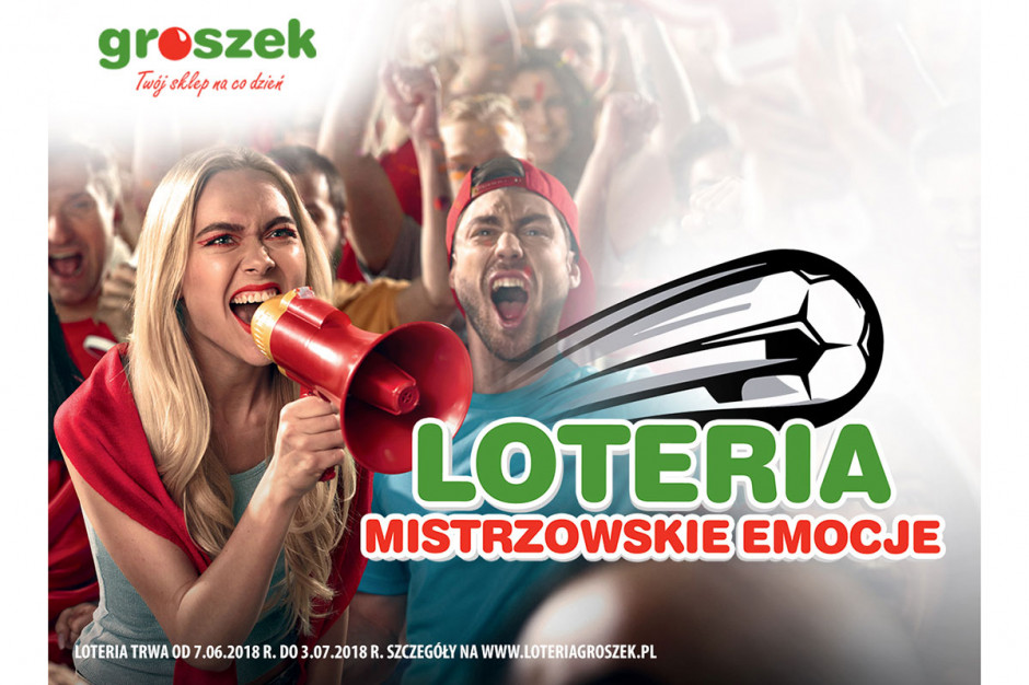 Start loterii Mistrzowskie emocje w sklepach Groszek!