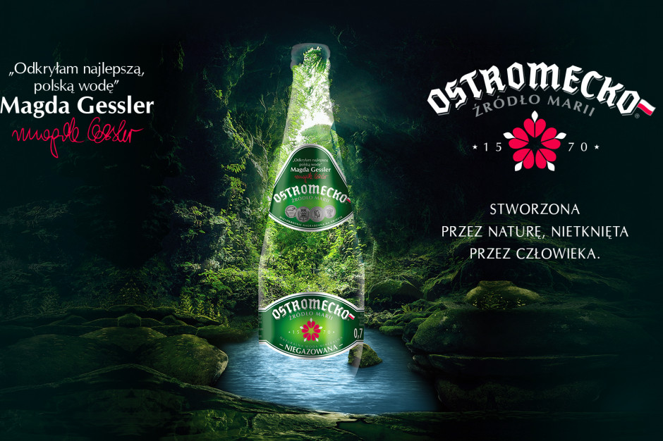 Fot. materiały prasowe Magda Gessler ambasadorką wody mineralnej Ostromecko