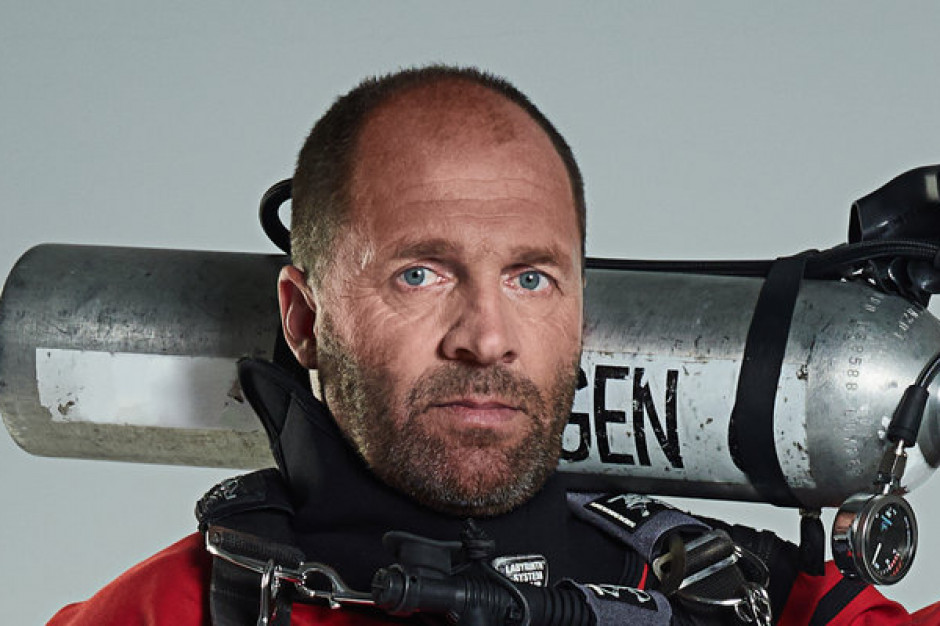 Na zdj. Krzysztof Starnawski, fot. materiały prasowe Krzysztof Starnawski w kampanii marki Amundsen