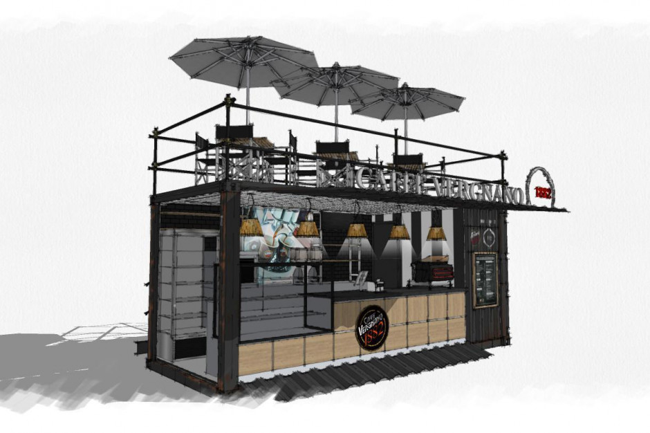 Fot. materiały prasowe 1882 Street Coffee - pierwszy w Polsce i na świecie kontenerowy projekt Caffè Vergnano