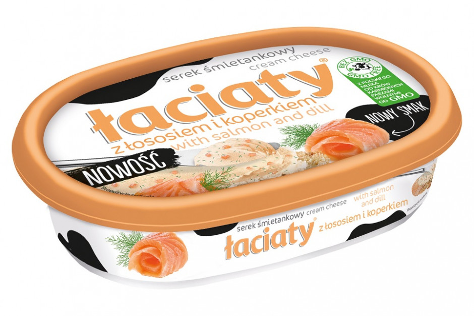 Fot. Mlekpol Nowe smaki serków śmietankowych Łaciatych już w sklepach