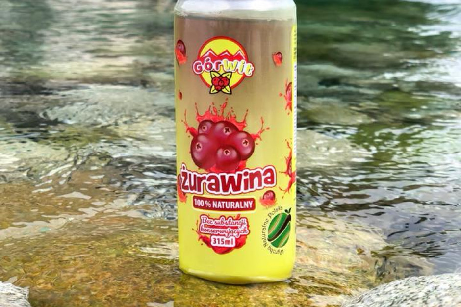 GórWit - sok żurawinowy w puszce