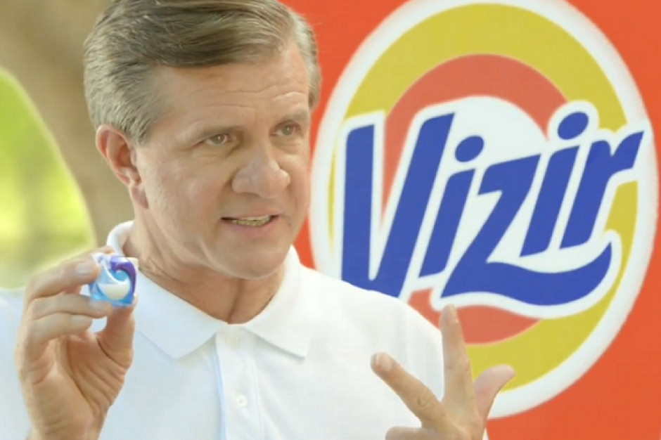 Zygmunt Chajzer w reklamie proszku Vizir, fot. za YouTube Zygmunt Chajzer będzie miał własny proszek do prania?