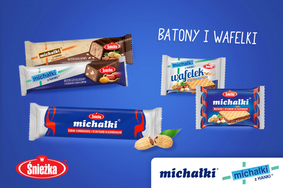Michałki Na rynku debiutują batony michałki od ZPC Śnieżka