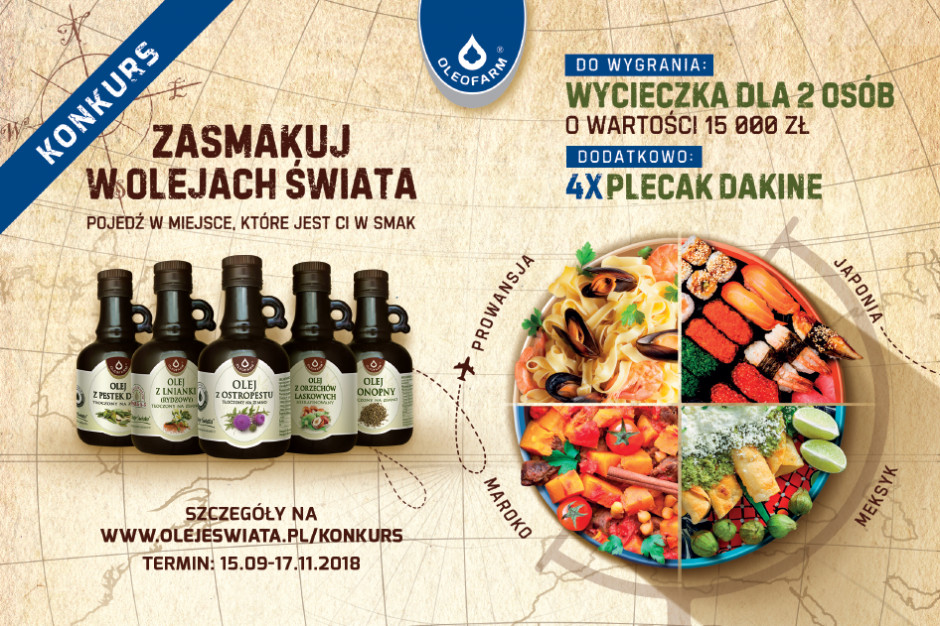 Fot. materiały prasowe Startuje konkurs marki Oleje Świata