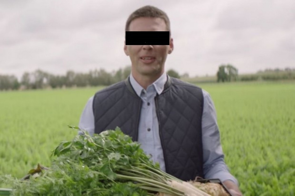 Jędrzej C. w reklamie Lidla, fot. mat. pras. Warunkowe umorzenie postępowania wobec przedsiębiorcy, który nie udzielił pomocy Ukraince