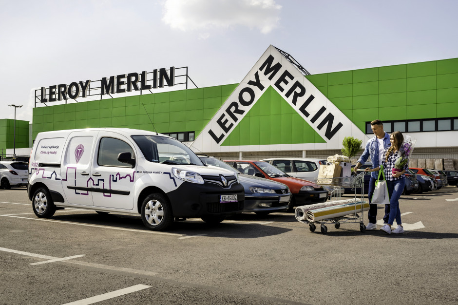 Fot. materiały prasowe Samochody Traficar przy sklepach sieci Leroy Merlin