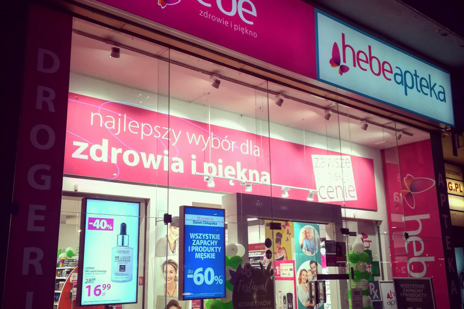 Fot. materiały prasowe Cyfrowe nośniki w witrynach 170 sklepów Hebe