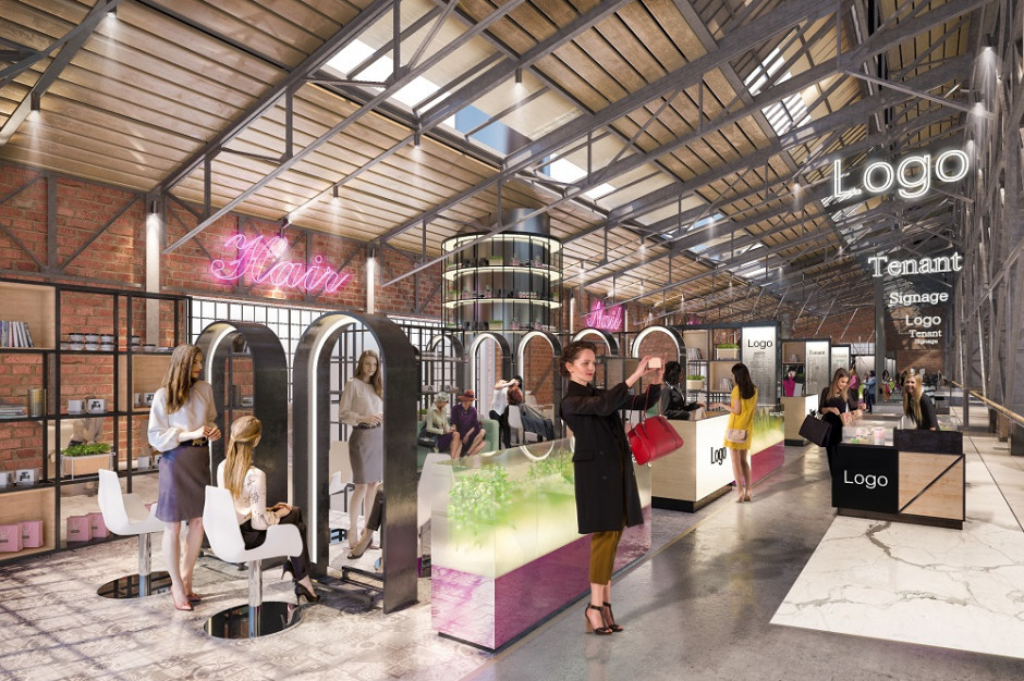 Beauty Hall (wizualizacja), fot. materiały prasowe Pierwszy na polskim rynku koncept Beauty Hall pojawi się w Elektrowni Powiśle