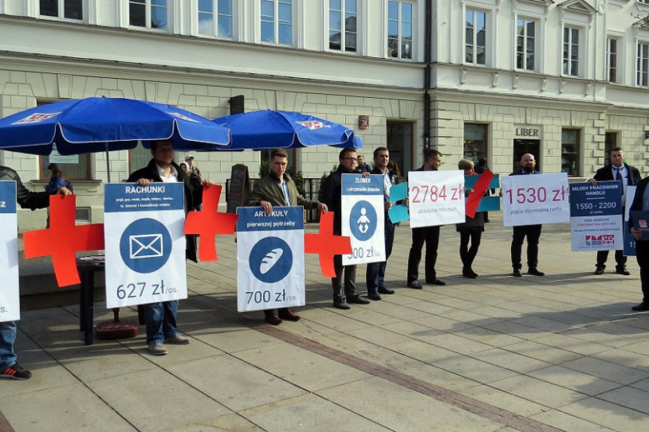 Konferencja prasowa Komisji Młodych OPZZ (fot. mar. pras.) OPZZ: Pensja minimalna nie pokrywa podstawowych kosztów przeżycia
