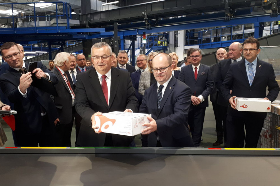 Fot. materiały prasowe Poczta Polska Poczta Polska uruchomiła najnowocześniejszą maszynę paczkową w Polsce