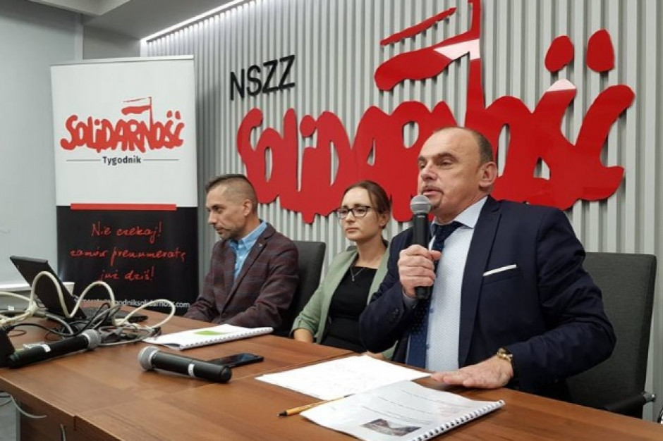 Na zdj. Alfred Bujara. Fot. Solidarność Bujara, Solidarność: Spór zbiorowy w Biedronce dotyczy bezpieczeństwa pracy