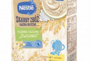Skarby Zbóż - nowe kaszki dla niemowląt od Nestle