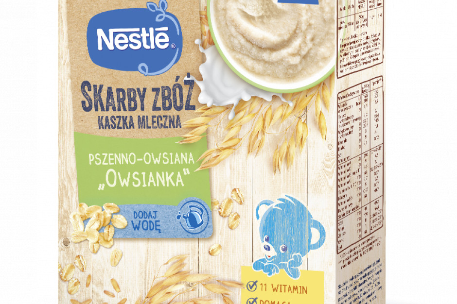 Fot. materiały prasowe Skarby Zbóż - nowe kaszki dla niemowląt od Nestle
