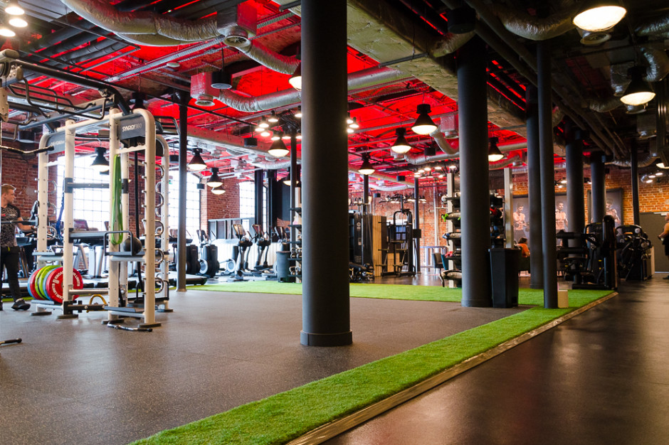 Saturn Fitness w Manufakturze, fot. materiały prasowe Designerski klub fitness w łódzkiej Manufakturze