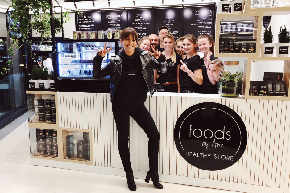 Fot. materiały prasowe Anna Lewandowska otworzyła pierwszą kawiarnię Healthy Store by Ann
