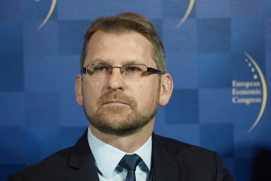 Na zdj. Przemysław Lutkiewicz, wiceprezes LPP ds. finansowych. Fot. PTWP Wiceprezes LPP: Zaczynamy odczuwać skutki zakazu handlu w niedziele