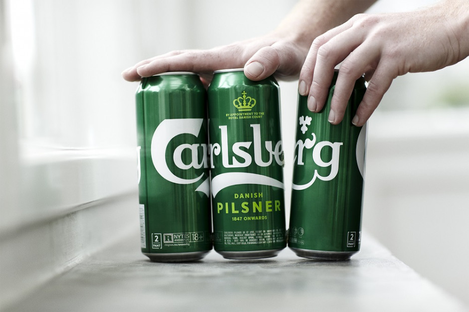 Fot. materiały prasowe Carlsberg wkrótce będzie sprzedawać zgrzewki piwa… bez folii