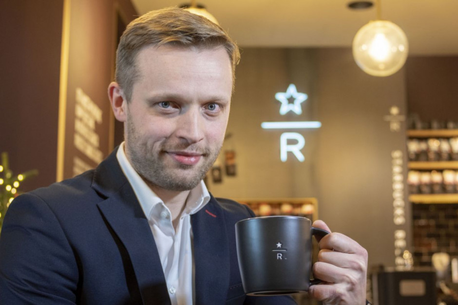 Mateusz Sielecki, dyrektor regionalny Starbucks Polska Starbucks zakończy rok 2018 z 70 kawiarniami