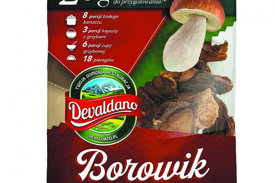 Fot. materiały prasowe Borowik suszony w plastrach od marki Devaldano