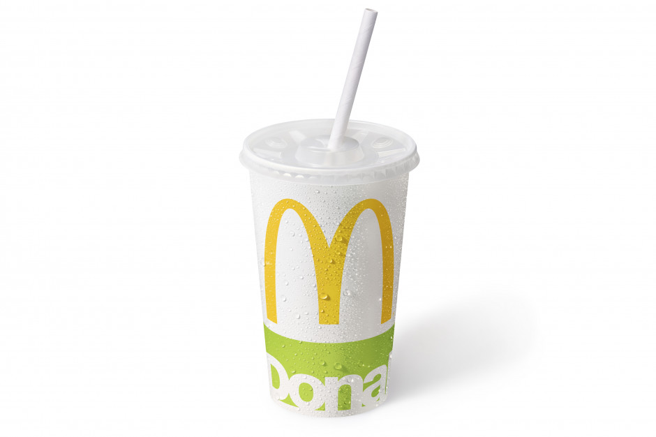 fot. materiały prasowe McDonald’s testuje papierowe słomki