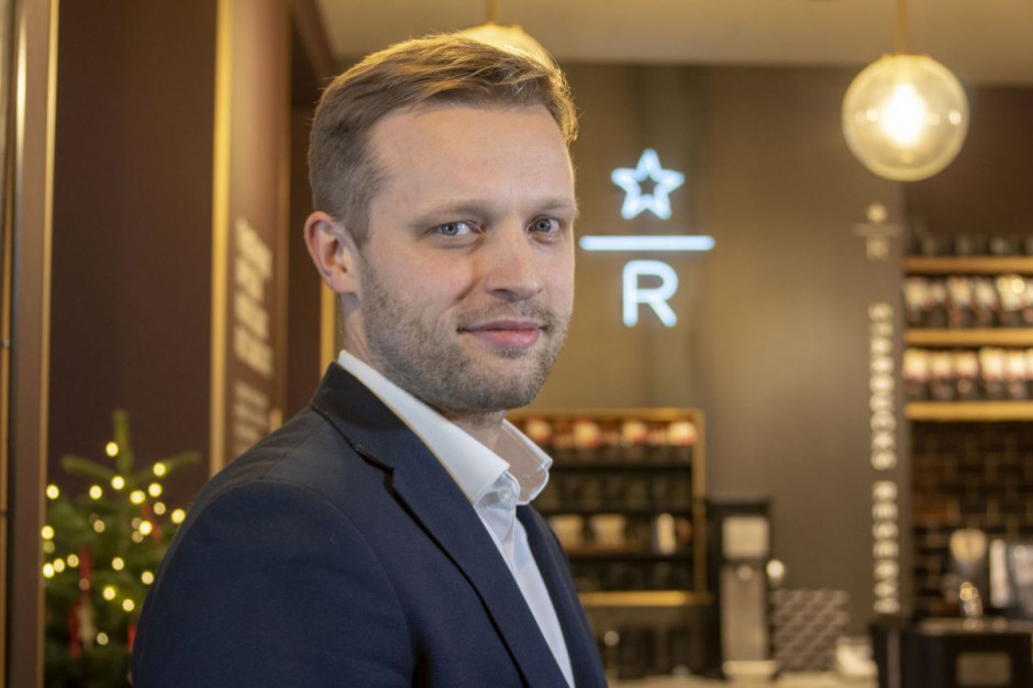 Mateusz Sielecki, Dyrektor Regionalny Starbucks; fot. PTWP Starbucks: Polska jednym z najważniejszych rynków w Europie