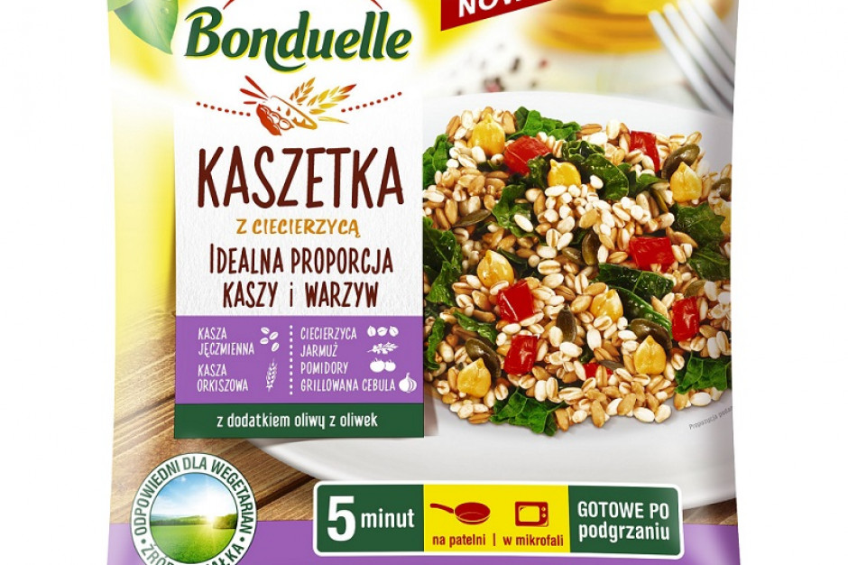 Fot. materiały prasowe Bonduelle Kaszetka – nowe mrożone dania gotowe z kaszą i warzywami