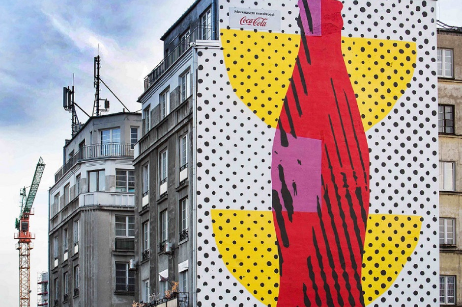 Fot. materiały prasowe Mural Coca-Coli na warszawskiej Pradze