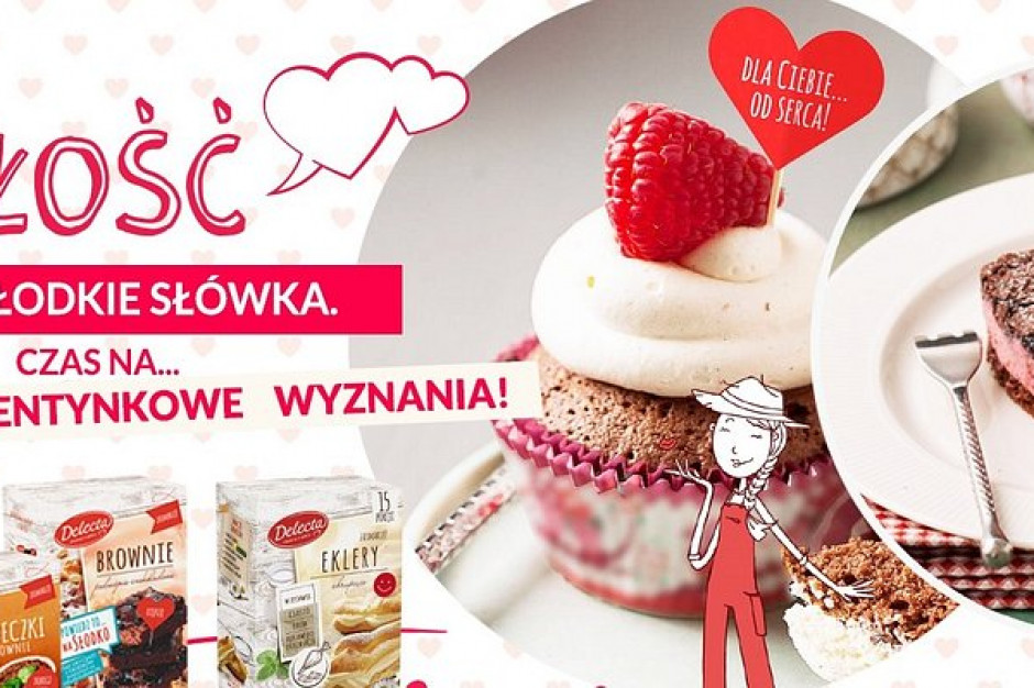 Fot. materiały prasowe Delecta promuje Walentynki na czekoladowo